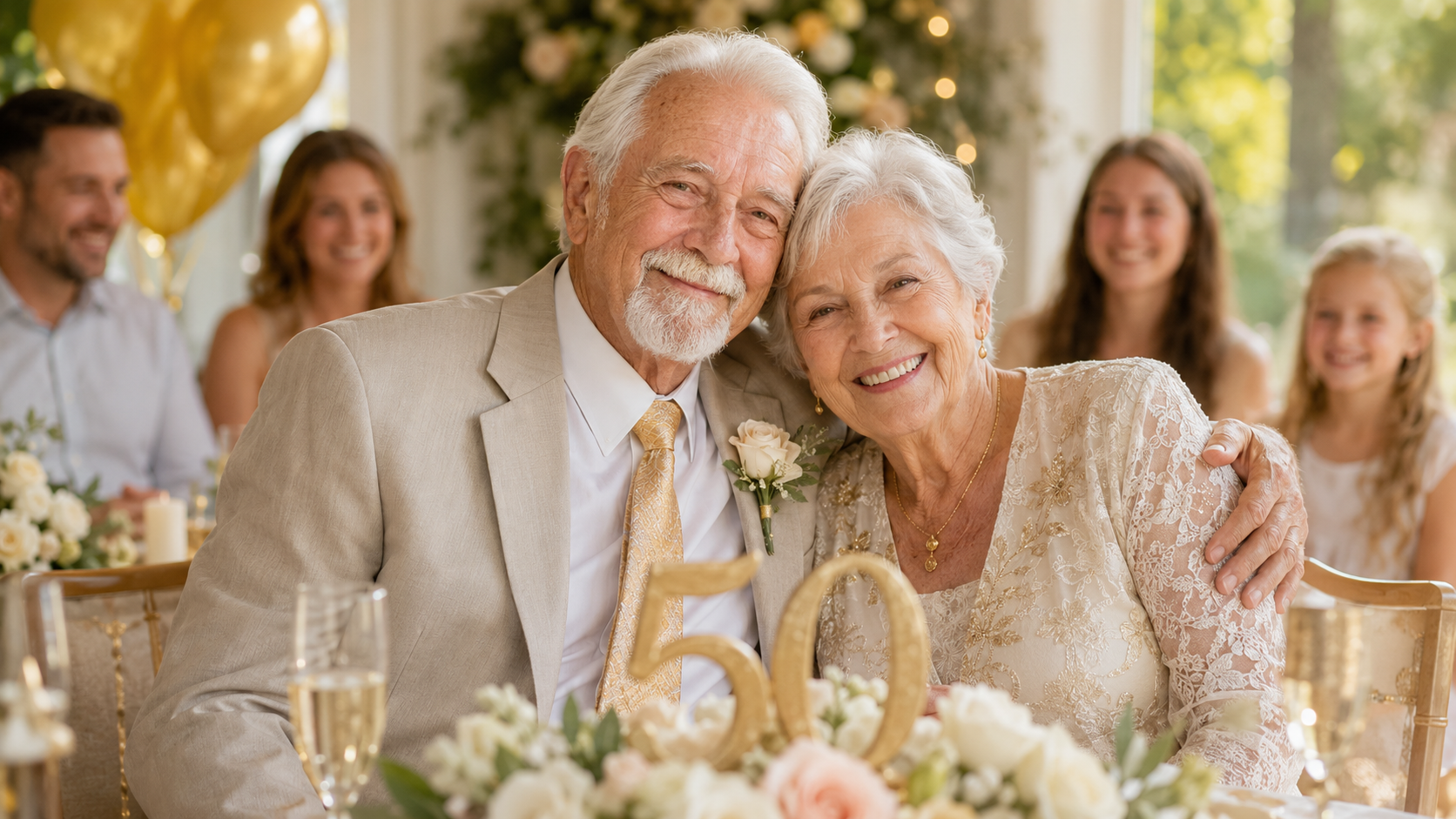 50 years married: how to celebrate a golden wedding anniversary
